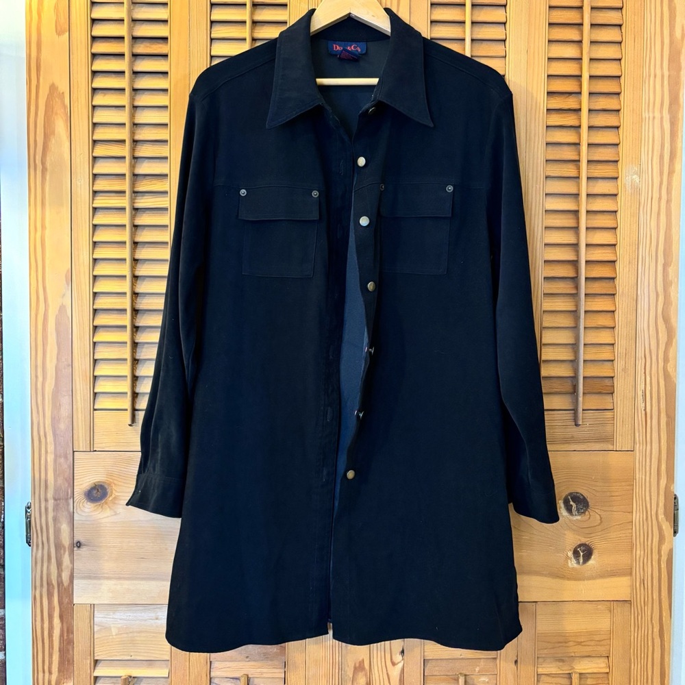 Denim&Co Women’s Dark Button Down Shirt